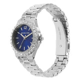 Michael Kors Lennox Three-Hand Blue Dial Silver Steel Strap Watch For Women - MK7397 Buy Now By Michael Kors