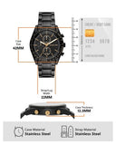 Michael Kors Warren Chronograph Black Dial Black Steel Strap Watch For Men - MK9113 Buy Now By Michael Kors