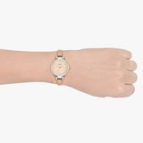Fossil Georgia Bone Grey Dial Beige Leather Strap Watch for Women - ES2830 Buy Now By Fossil