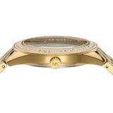 Michael Kors Harlowe Three-Hand Quartz Gold Dial Gold Steel Strap Watch For Women - MK4709 Buy Now By Michael Kors