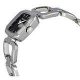 Gucci G Gucci Black Dial Silver Steel Strap Watch For Women - YA125510 Buy Now By Gucci