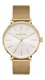 Michael Kors Auden Three Hand White Dial Gold Mesh Strap Watch for Women - MK7150 Buy Now By Michael Kors