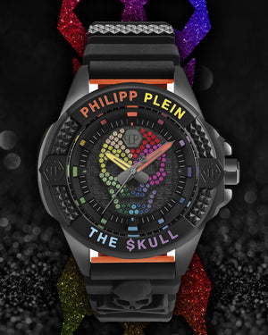 Philipp Plein The Skull Black Dial Black Silicone Strap Watch For Men - PWAAA1121 Authentic Buy Shop Now