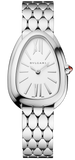 Bvlgari Serpenti Seduttori Quartz White Dial Silver Steel Strap Watch for Women - SERPENTI103141 Buy Now By Bvlgari