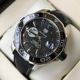 Tag Heuer Aquaracer Moon Black Dial Watch for Men - WAY201J.FC6370 Buy Now By Tag Heuer