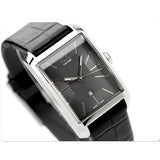 Calvin Klein Window Black Dial Black Leather Strap Watch for Men - K2M21107 Buy Now By Calvin Klein