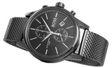 Hugo Boss Associate Black Dial Black Mesh Bracelet Watch for Men - 1513769 Buy Now By Hugo Boss
