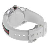 Gucci Sync Quartz White Dial White Rubber Strap Unisex Watch - YA137302 Buy Now By Gucci