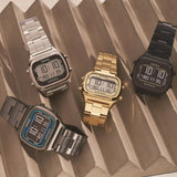 Fossil Retro Digital Silver Dial Silver Steel Strap Watch for Men - FS5844 Buy Now By Fossil