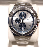 Maurice Lacroix Aikon Chronograph Silver Dial Silver Steel Strap Watch for Men - AI1018-SS002-131-1 Buy Now By Maurice Lacroix