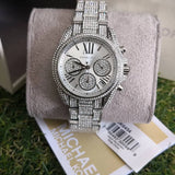 Michael Kors Mini Bradshaw Crystals Silver Dial Silver Steel Strap Watch For Women - MK6454 Buy Now By Michael Kors