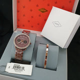 Fossil Tailor Analog Brown Dial Brown Steel Strap Watch for Women - ES4258 Buy Now By Fossil