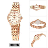 Coach Delancey White Dial Rose Gold Steel Strap Watch for Women - 14502242 Buy Now By Coach
