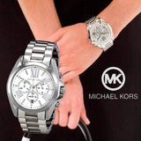 Michael Kors Bradshaw Silver Dial Silver Steel Strap Watch for Men - MK5535 Buy Now By Michael Kors
