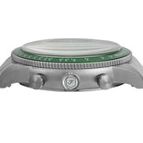 Fossil Sport Tourer Chronograph Green Dial Silver Steel Strap Watch for Men - FS6048 Buy Now By Fossil