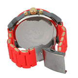 Diesel Mr Daddy 2.0 Chronograph Grey Dial Red Rubber Strap Watch For Men - DZ7430 Buy Now By Diesel