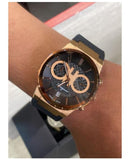 Salvatore Ferragamo Sapphire Chrono Black Dial Black Rubber Strap Watch for Men - SFME00721 Buy Now By Salvatore Ferragamo