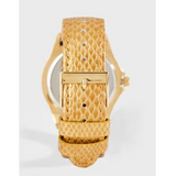 Guess Limelight Quartz Gold Dial Gold Leather Strap Watch For Women - W0775L13 Buy Now By Guess