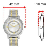 Guess Montauk Silver Dial Two Tone Steel Strap Watch for Women - W0933L5 Buy Now By Guess