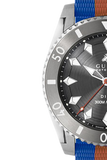 Gucci Dive Automatic Grey Dial Two Tone Rubber Strap Watch for Men - YA136352 Buy Now By Gucci