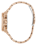 Guess Fusion Chronograph Rose Gold Dial Rose Gold Steel Strap Watch for Women - GW0552L3 Buy Now By Guess