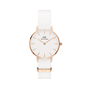 Daniel Wellington Classic Petite Dover White Dial White Nylon Strap Watch For Women - DW00100313 Buy Now By Daniel Wellington