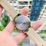 Versace V-Circle The Clans Edition Silver Dial Multicolor Leather Strap Watch for Women - VE8100118 Buy Now By Versace