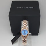 Marc Jacobs Henry Dinky Blue Dial Rose Gold Steel Strap Watch for Women - MBM3204 Buy Now By Marc Jacobs