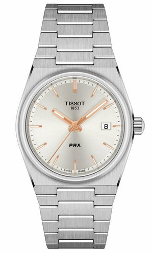 Tissot PRX Silver Dial Silver Steel Strap Watch For Women - T137.210.11.031.00 Buy Now By Tissot