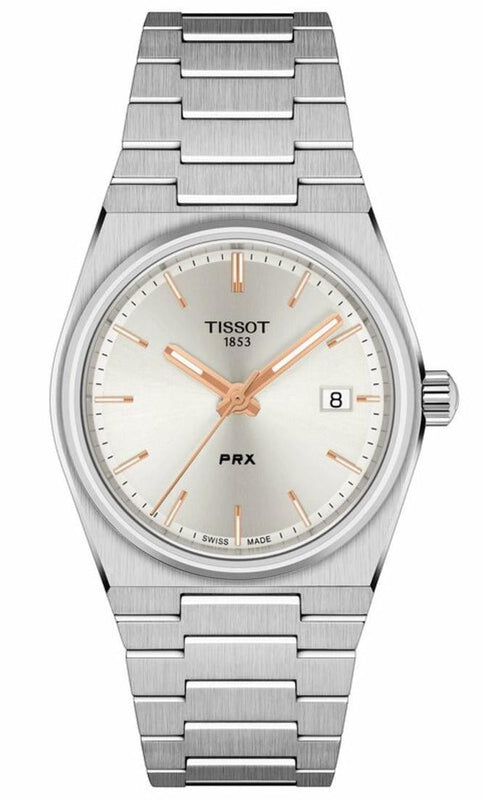 Tissot PRX Silver Dial Silver Steel Strap Watch For Women - T137.210.11.031.00 Buy Now By Tissot