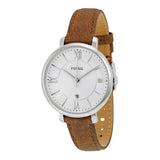 Fossil Jacqueline White Dial Brown Leather Strap Watch for Women - ES3708 Buy Now By Fossil