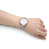 Daniel Wellington Petite Sterling White Dial Silver Mesh Bracelet Watch For Women - DW00100164 Buy Now By Daniel Wellington