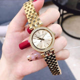 Michael Kors Darci Gold Dial with Diamonds Gold Steel Strap Watch for Women - MK3295 Buy Now By Michael Kors