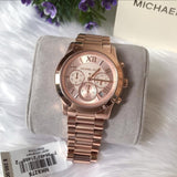 Michael Kors Cooper Rose Gold Rose Gold Steel Strap Watch for Women - MK6275