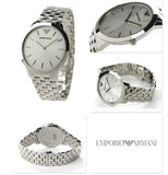 Emporio Armani Classic Quartz Silver Dial Silver Steel Strap Watch For Men - AR1745 Buy Now By Emporio Armani