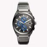 Fossil Everett Chronograph Grey Dial Grey Steel Strap Watch for Men - FS5830 Buy Now By Fossil