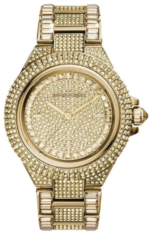 Michael Kors Camille Diamonds Gold Dial Gold Steel Strap Watch for Women - MK5720 Buy Now By Michael Kors
