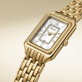 Fossil Raquel Three Hand Mother of Pearl Dial Gold Steel Strap Watch For Women - ES5304 Buy Now By Fossil