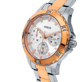Guess Mist Quartz Silver Dial Two Tone Steel Strap Watch For Women - W0443L4 Buy Now By Guess