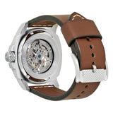 Fossil Modern Machine Automatic Skeleton White Dial Brown Leather Strap Watch for Women - ME3083 Buy Now By Fossil