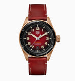 Tag Heuer Autavia Calibre 5 Chinese New Year Maroon Dial Maroon Leather Strap Watch for Men - WBE5193.FC8300 Buy Now By Tag Heuer