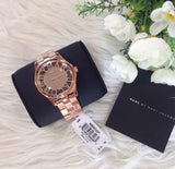 Marc Jacobs Henry Rose Gold Dial Rose Gold Steel Strap Watch for Women - MBM3207 Buy Now By Marc Jacobs