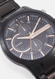 Armani Exchange Chronograph Black Dial Black Steel Strap Watch For Men - AX2429 Buy Now By Armani Exchange