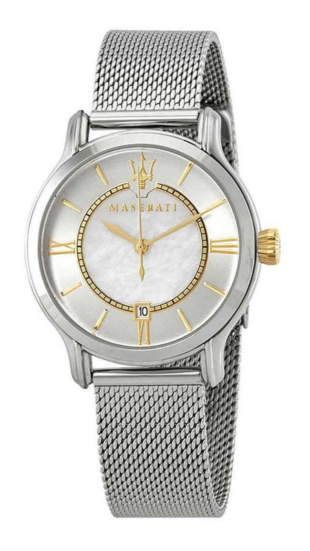 Maserati Epoca Mother of Pearl Dial Silver Mesh Strap Watch For Women - R8853118504 Buy Now By Maserati