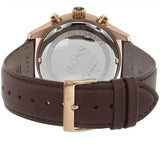 Hugo Boss Grand Prix Brown Dial Brown Leather Strap Watch for Men - 1513605 Buy Now By Hugo Boss