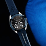 Maserati Traguardo Chronograph Blue Dial Black Silicone Strap Watch For Men - R8871612046 Buy Now By Maserati