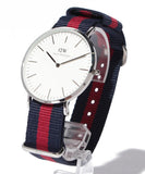 Daniel Wellington Classic Oxford White Dial Two Tone Nylon Strap Watch For Men - DW00100015 Buy Now By Daniel Wellington