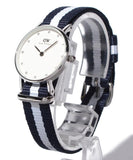 Daniel Wellington Classy Glasgow White Dial Two Tone NATO Strap Watch For Women - DW00100074 Buy Now By Daniel Wellington