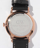 Daniel Wellington Dapper Sheffield White Dial Black Leather Strap Watch For Men - DW00100092 Buy Now By Daniel Wellington