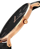 Daniel Wellington Classic Reading Black Dial Black Leather Strap Watch For Women - DW00100141 Buy Now By Daniel Wellington